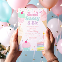 Sucré Sassy et Six Glace et Gâteau Anniversaire