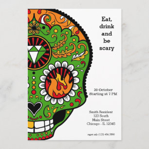 Invitation Sugar Skull