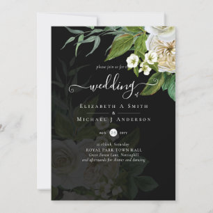 Invitation Suite Mariage Sublime - Roses Blanches