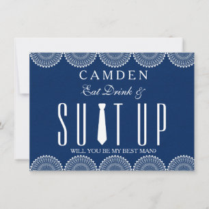 Invitation Suitup Seras-tu mon Bestman