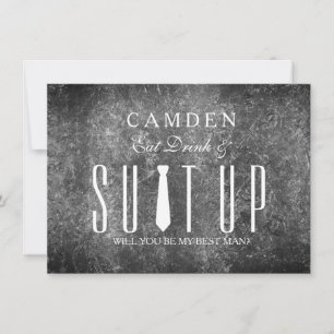 Invitation Suitup Seras-tu mon Bestman