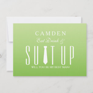 Invitation Suitup Seras-tu mon Bestman