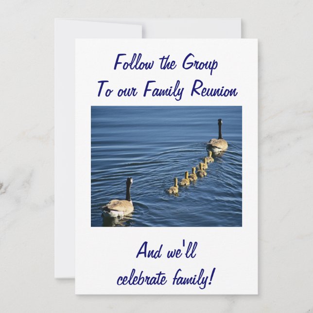 INVITATION SUIVRE LE GROUPE DE RÉUNION FAMILIALE (Devant)
