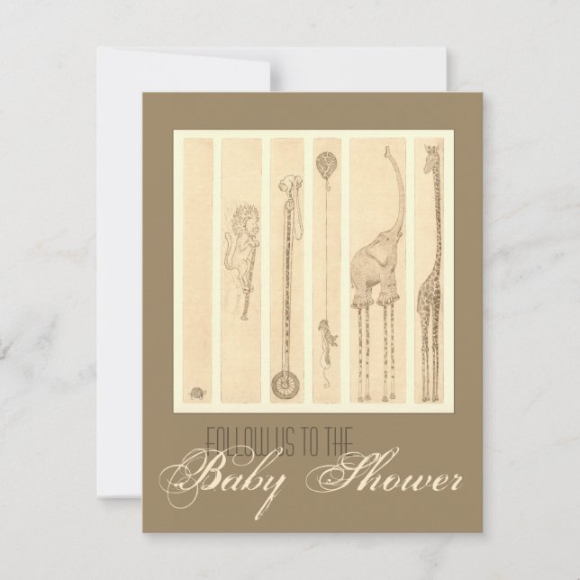 Invitation Suivre Le Leader [girafe] (Devant)