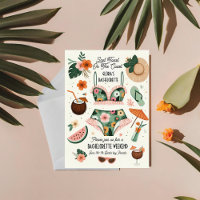 Summer Beach Bachelorette Tropicale Week-end
