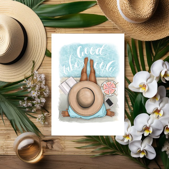 Invitation Summer Beach Vacances Anniversaire (Créateur téléchargé)