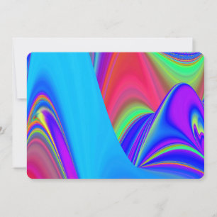 Invitation Summerfeel, Rainbowart 3D Abstrait
