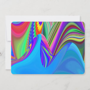 Invitation Summerfeel, Rainbowart 3D Abstrait