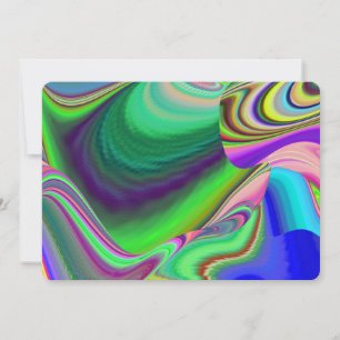 Invitation Summerfeel, Rainbowart 3D Abstrait
