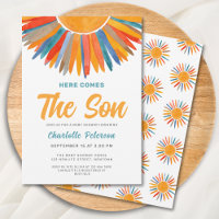 Sun Voici le Baby shower du garçon Fils