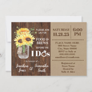 Invitation Sunflower Food & Brews avant de faire Country Show