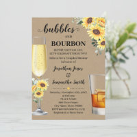 Sunflower Greenery Bubbles & Bourbon Avant de fair