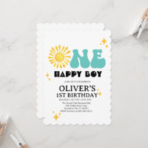 Sunshine, Boho One Happy Boy Premier anniversaire