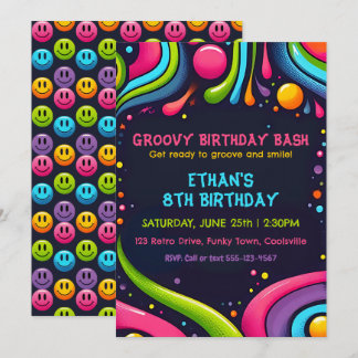 Invitation Super Anniversaire Branché