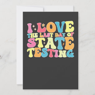 Invitation Super J'Aime Le Dernier Jour De Test D'État