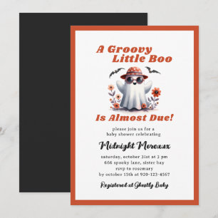 Invitation Super Petit Boo Presque Baby shower