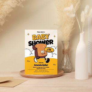 Invitation super Retro Baby shower