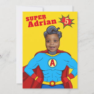 Invitation Super Special Enfants 🌟 Superhero