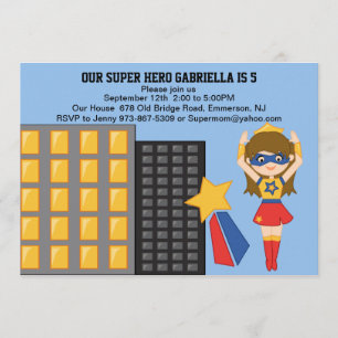 Invitation superbe puissante d'anniversaire de