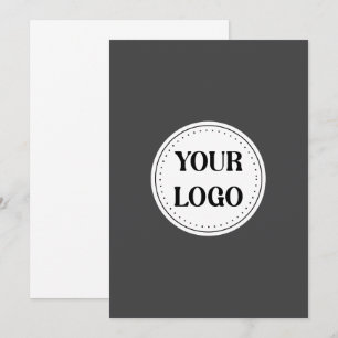 Invitation Superposition minimaliste de photo Mariage noir et