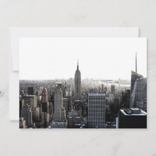 Invitation sur la skyline de New York City