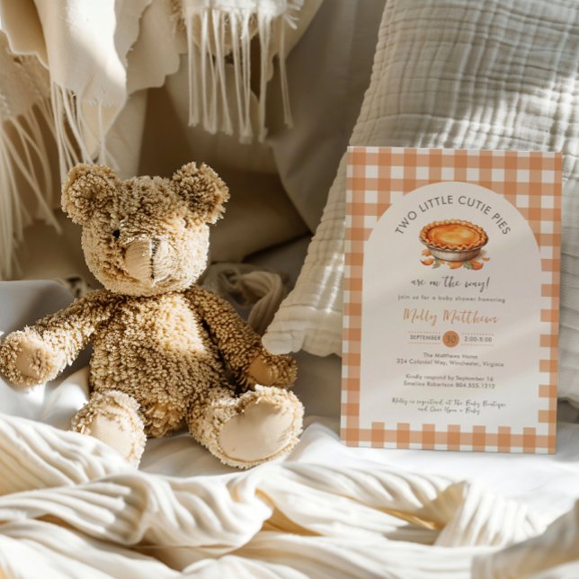 Invitation sur le Baby shower à tarte Little Cutie (Créateur téléchargé)