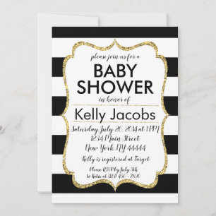 Invitation sur le Baby shower de Parties scintilla
