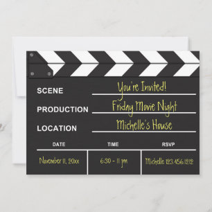 Invitation sur le plateau de tournage nocturne