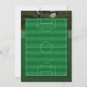 Invitation sur le terrain de football