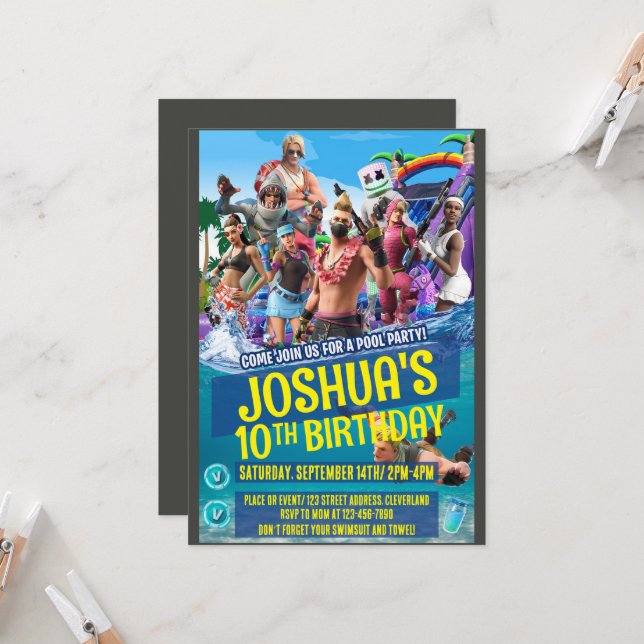 Invitation sur le thème du jeu (Devant/Arrière en situation)