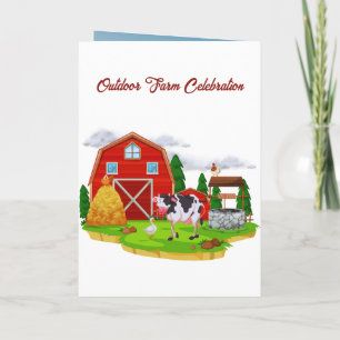 Invitation Sur l'invitation des Anniversaires de enfants agri