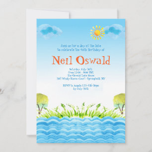 Invitation Sur l'invitation du lac