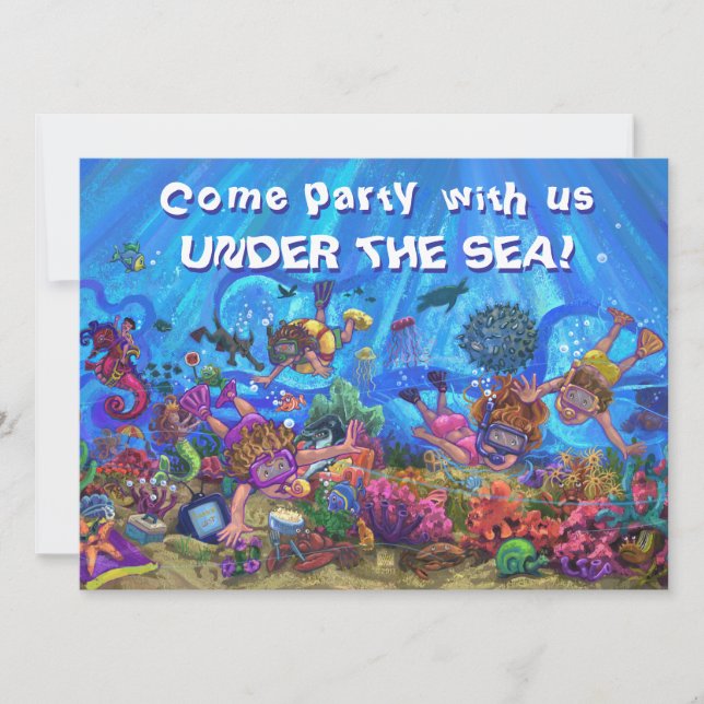 Invitation Sur l'invitation du Sea Quad Party (Devant)