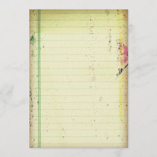 Invitation sur papier pour ordinateur portable