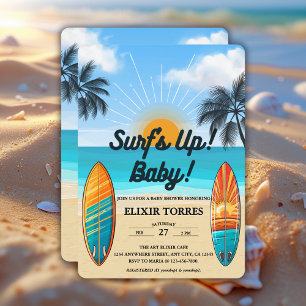 Invitation Surf bébé - Baby shower