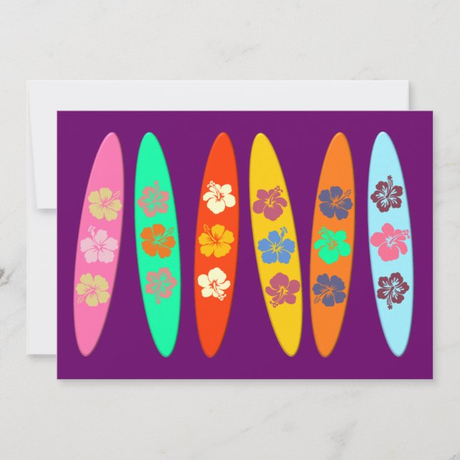 Invitation Surfboards Fleurs Girlie (Devant)