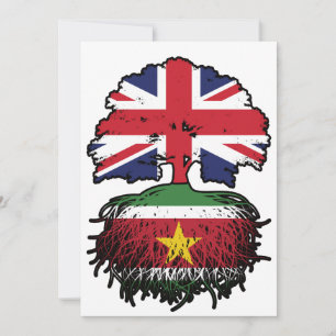 Invitation Suriname Surinamais Royaume-Uni Drapeau des racine