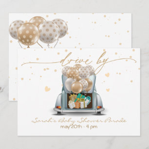 Invitation Surprise Conduite à travers Baby shower Parade 2