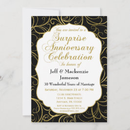 Invitation surprise d'anniversaire de mariage Tour