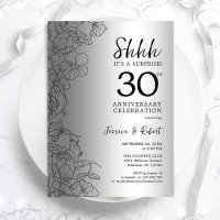 Surprise Noir Argent 30e Anniversaire