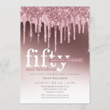 Surprise Parties scintillant rose cinquante et fab