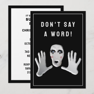 Invitation Surprise Party