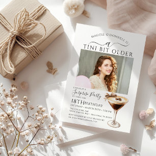 Invitation SURPRISE PARTY A Tini Bit Ancien Martini 18e