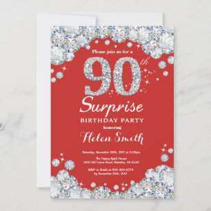 Invitation surprise pour 90e anniversaire Argent D