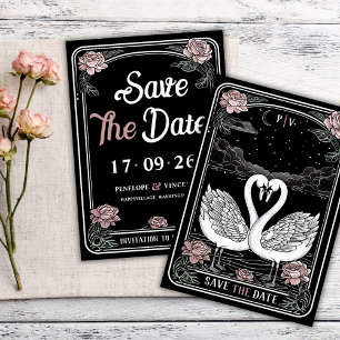 Invitation Swan Song Wedding Enregistrer la date