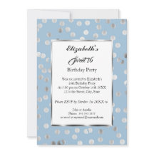 Sweet 16 Anniversaire Fête Bleue Fête Bleue Boules