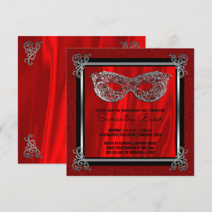 Invitation Sweet 16 Masquerade   Anniversaire du Sweet sixtee