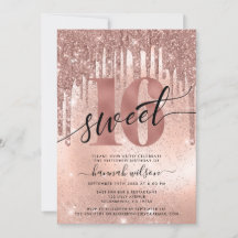 Sweet 16 Rose Gold tendance