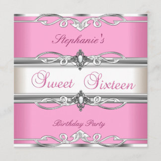 Invitation Sweet 16 Sweet Sixteen Fête d'anniversaire Rose Ar