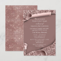 Sweet 16th Birthday Fête des mariées 3D Rose Parti